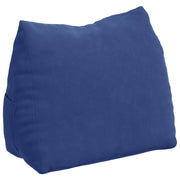 Vidaxl rugkussen politieblauw 45 x 20 x 35 cm cordstof - afbeelding 2
