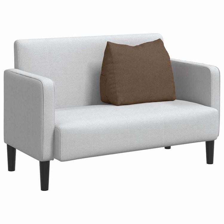 Vidaxl rugkussen bruin 60 x 20 x 50 cm stof