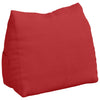Vidaxl rugkussen rood 60 x 20 x 50 cm stof