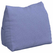 Vidaxl rugkussen jeans blauw 60 x 20 x 50 cm stof - afbeelding 2