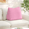 Vidaxl rugkussen roze 60 x 20 x 50 cm stof