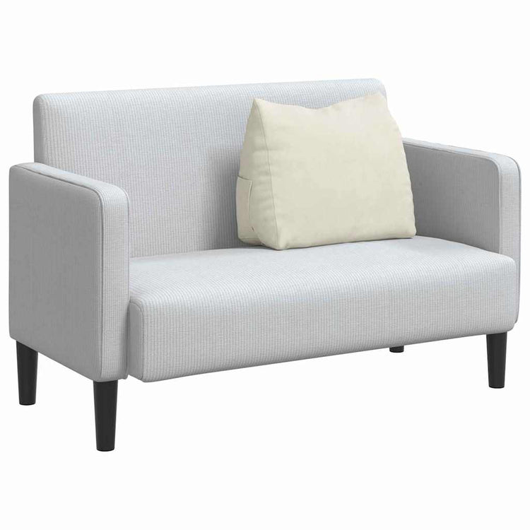 Vidaxl rugkussen crème 60 x 20 x 50 cm cordstof