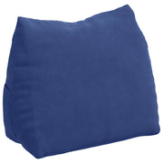 Vidaxl rugkussen politieblauw 60 x 20 x 50 cm cordstof - afbeelding 2