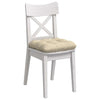 Vidaxl zitkussens 4 pcs crème 40 x 40 x 12 cm stof