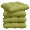 Vidaxl zitkussens 4 pcs lichtgroen 40 x 40 x 12 cm stof