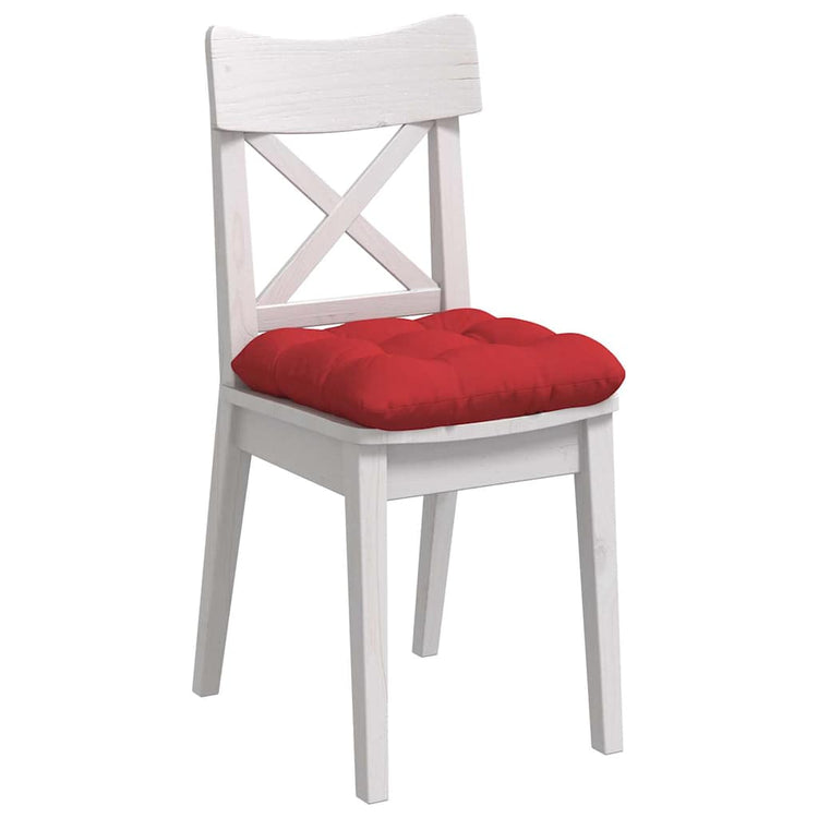 Vidaxl zitkussens 4 st stof rood 40 x 40 x 12 cm