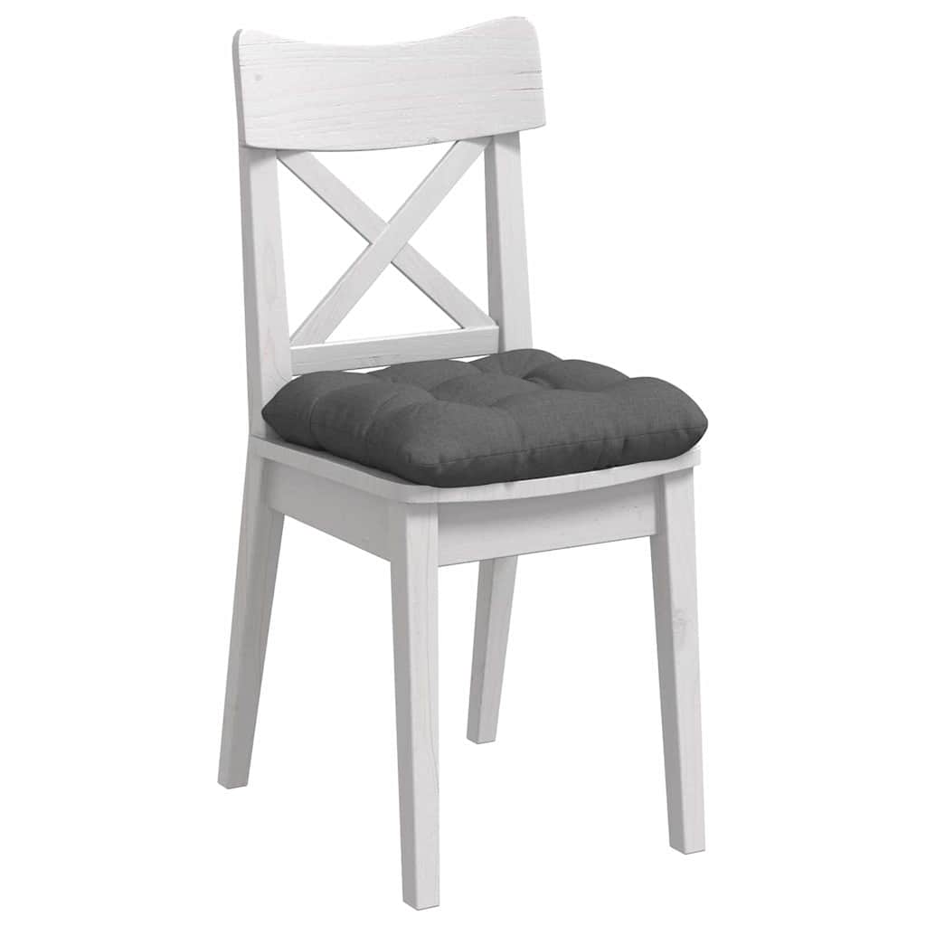 Vidaxl zitkussens 4 pcs donkergrijs 45 x 45 x 12 cm stof