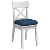 Vidaxl zitkussens 4 pcs blauw 45 x 45 x 12 cm stof