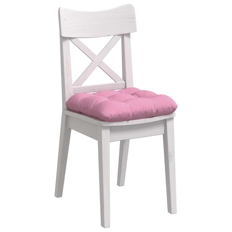 Vidaxl zitkussens 4 pcs roze 45 x 45 x 12 cm stof