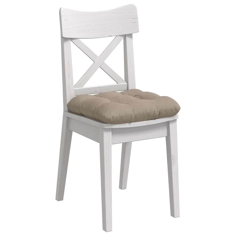 Vidaxl zitkussens 4 pcs taupe 45 x 45 cm microvezel stof
