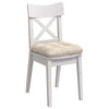 Vidaxl zitkussens 4 pcs beige 45 x 45 cm microvezel stof