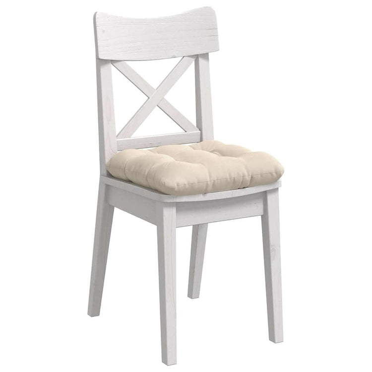 Vidaxl zitkussens 4 pcs beige 45 x 45 cm microvezel stof