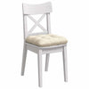 Vidaxl zitkussens 4 pcs crème 45 x 45 cm katoen stof