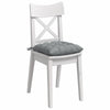 Vidaxl zitkussens 4 pcs lichtgrijs 40 x 40 x 6 cm stof