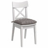 Vidaxl zitkussens 4 pcs taupe 40 x 40 x 6 cm stof