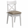 Vidaxl zitkussens 4 stuks taupe 40 x 40 x 6 cm microfibre