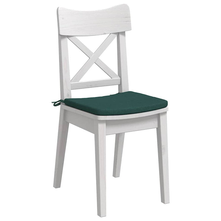 Vidaxl zitkussens 4 pcs donkergroen 40 x 40 x 3 cm stof