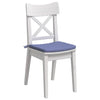 Vidaxl zitkussens 4 pcs jeans blauw 40 x 40 x 3 cm stof