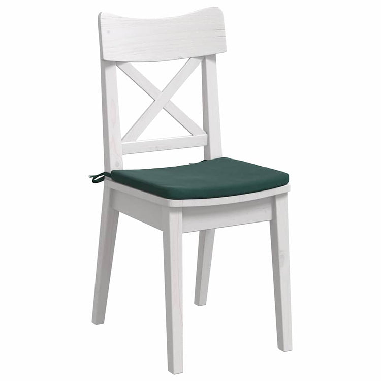 Vidaxl zitkussens 4 st fluweel donkergroen 40 x 40 x 3 cm