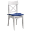 Vidaxl zitkussens 4 pcs politieblauw 40 x 40 x 3 cm fluweel