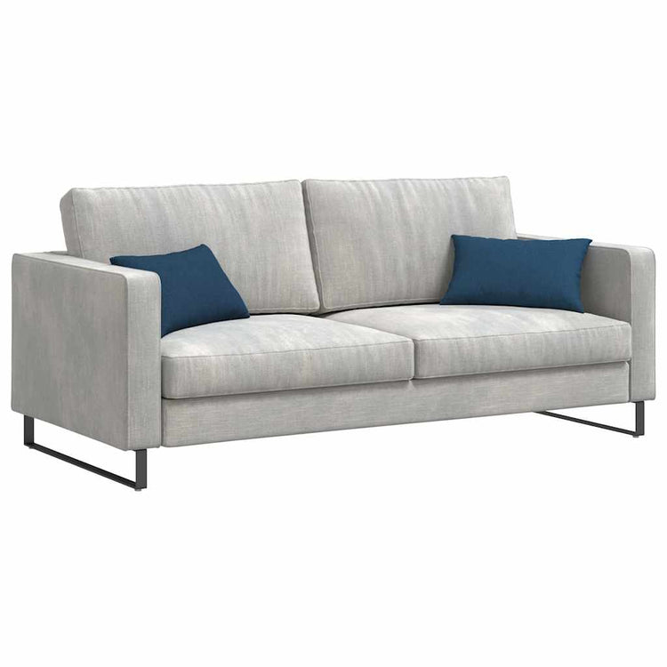 Vidaxl sofa kussens 2 st stof blauw 50 x 30 cm