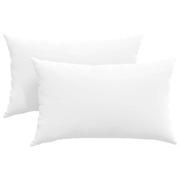 Vidaxl sofa kussens 2 st stof wit 50 x 30 cm
