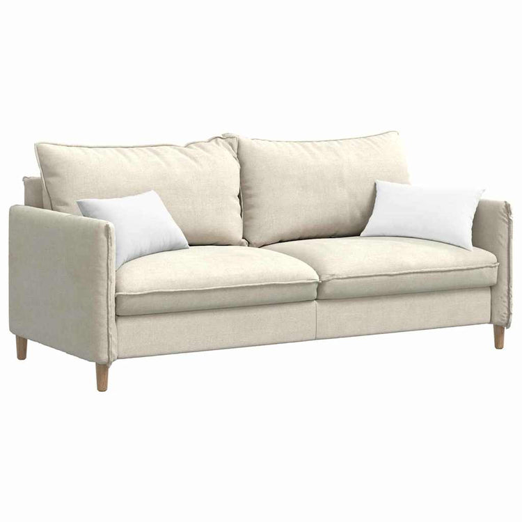 Vidaxl sofa kussens 2 st stof wit 50 x 30 cm