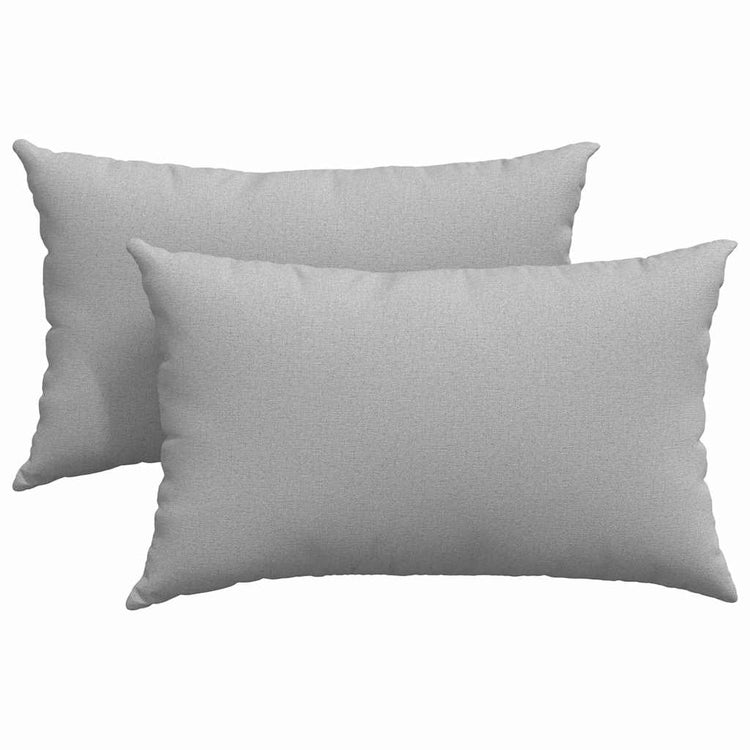 Vidaxl sofa kussens 2 st stof wolkengrijs 50 x 30 cm