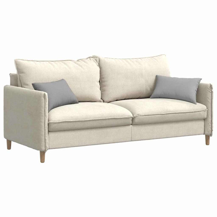 Vidaxl sofa kussens 2 st stof wolkengrijs 50 x 30 cm