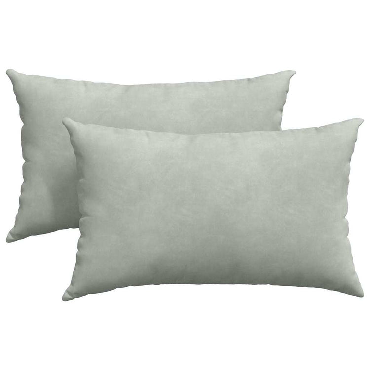 Vidaxl sofa kussens 2 stuks lichtgrijs 50 x 30 cm cordstof