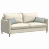 Vidaxl sofa kussens 2 stuks lichtgrijs 50 x 30 cm cordstof