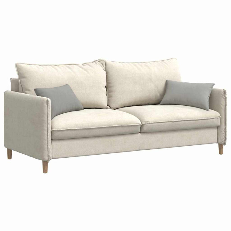 Vidaxl sofa kussens 2 st stof lichtgrijs 50 x 30 cm