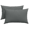 Vidaxl sofa kussens 2 pcs donkergrijs 60 x 40 cm stof
