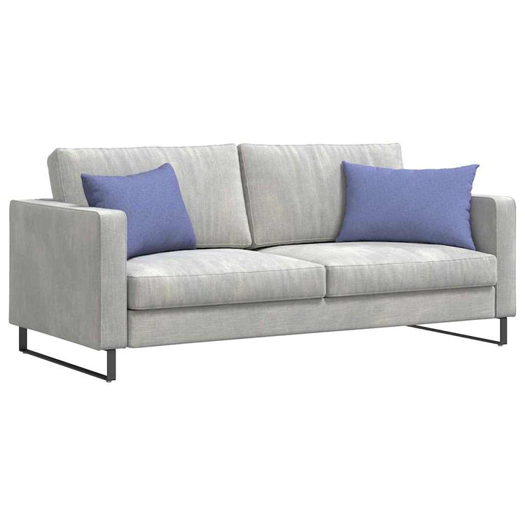 Vidaxl sofa kussens 2 st stof jeans blauw 60 x 40 cm