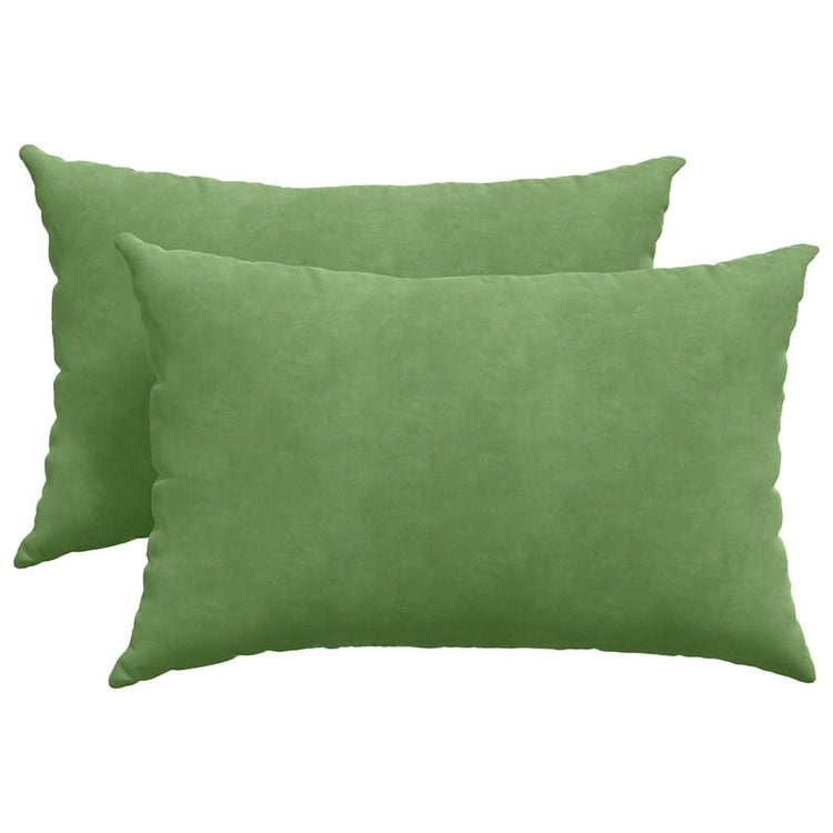 Vidaxl sofa kussens 2 stuks lichtgroen 60 x 40 cm cordstof