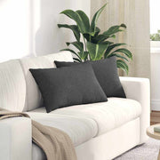Vidaxl sofa kussens 2 stuks donkergrijs 60 x 40 cm cordstof - afbeelding 1