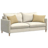 Vidaxl sofa kussens 2 stuks grijs groen 60 x 40 cm cordstof