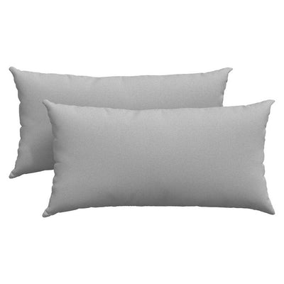 Vidaxl sofa kussens 2 st stof wolkengrijs 80 x 40 cm