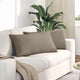 Vidaxl sofa kussens 2 stuks taupe 80 x 40 cm stof