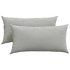 Vidaxl sofa kussens 2 stuks lichtgrijs 80 x 40 cm stof