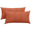 Vidaxl sofa kussens 2 stuks rood-oranje 80 x 40 cm cordstof