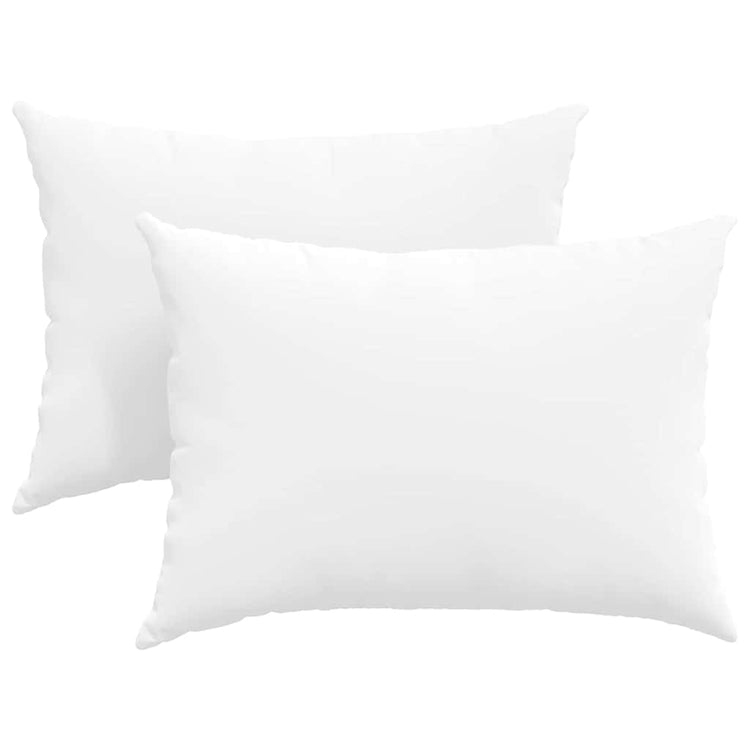 Vidaxl sofa kussens 2 st stof wit 70 x 50 cm