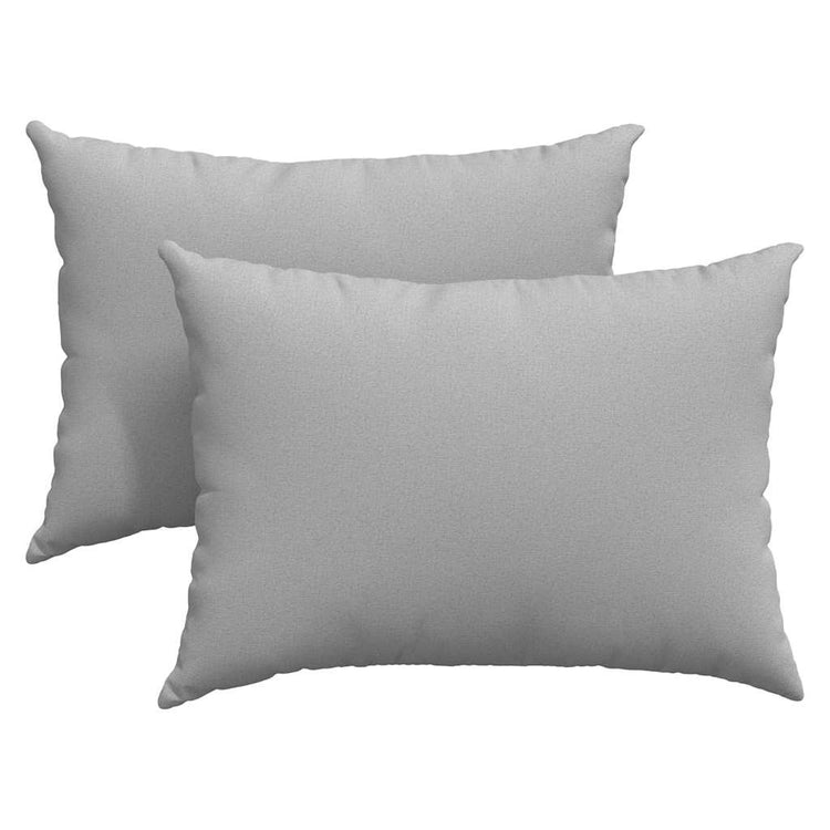 Vidaxl sofa kussens 2 st stof wolkengrijs 70 x 50 cm