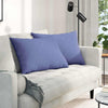 Vidaxl sofa kussens 2 pcs jeans blauw 70 x 50 cm stof