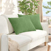 Vidaxl sofa kussens 2 stuks lichtgroen 70 x 50 cm cordstof