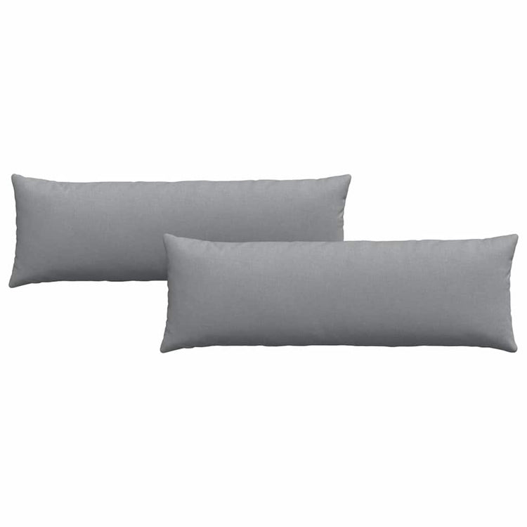 Vidaxl sofa kussens 2 st stof lichtgrijs 120 x 40 cm