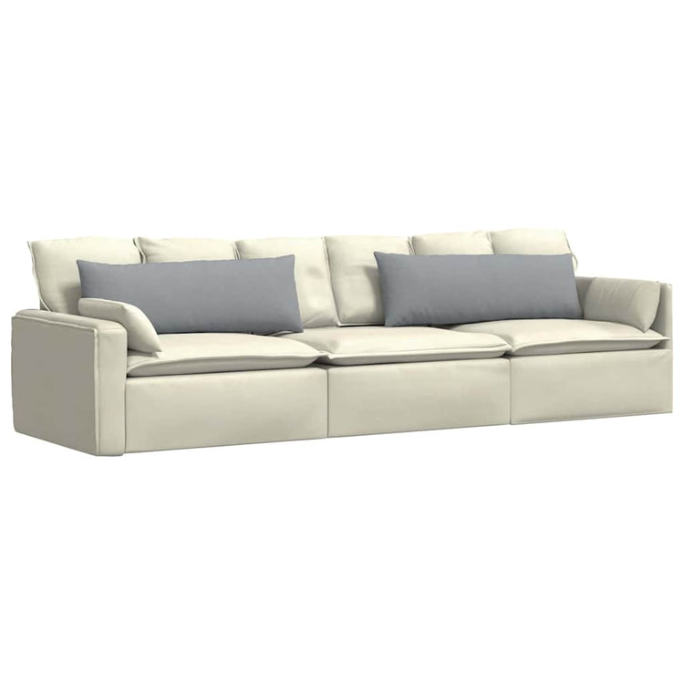Vidaxl sofa kussens 2 st stof lichtgrijs 120 x 40 cm