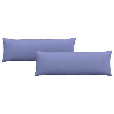 Vidaxl sofa kussens 2 st stof jeans blauw 120 x 40 cm