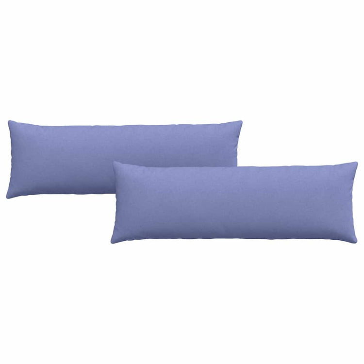 Vidaxl sofa kussens 2 st stof jeans blauw 120 x 40 cm