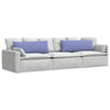Vidaxl sofa kussens 2 pcs jeans blauw 120 x 40 cm stof